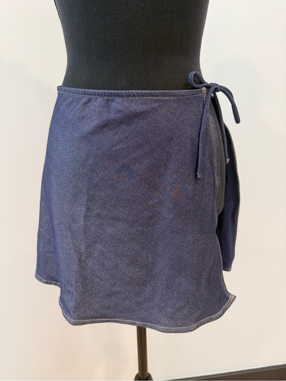 NWT Aerie Denim-Look Wrap Swim Cover-Up Skirt – Size Medium